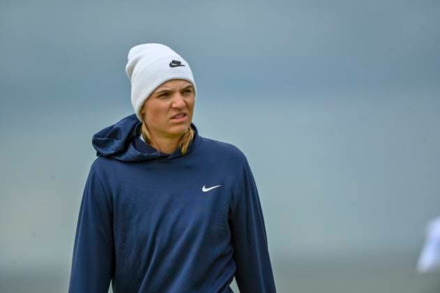 1st August 2025; Royal Porthcawl Golf Club, Porthcawl, Wales; AIG Womens Open Golf, Round 2; Helen Briem  AledxHopkins