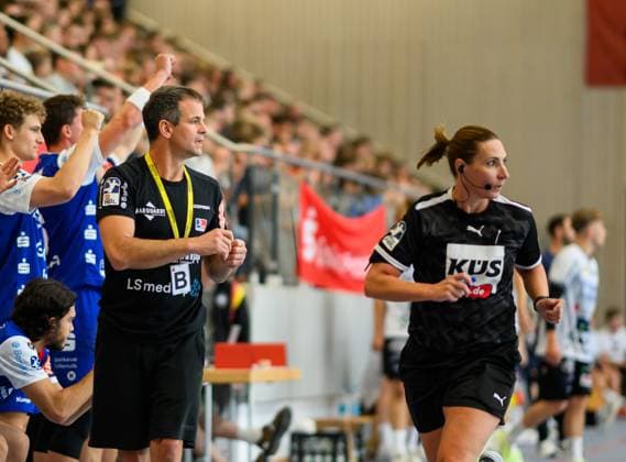 Matti Flohr, HBW Balingen Weilstetten, coach , satisfied Sparkassen Cup, handball competition, HBW Balingen Weilstetten vs Mors Thy Handbold, men, 3 tournament day, season 2025, 03 08 2025 Eibner Pressefoto Andreas Ulmer Sparkassen Cup, handball competition, HBW Balingen Weilstetten vs Mors Thy Handbold, men, 3 tournament day, season 2025, 03 08 2025 Altensteig Copyright: xEibner-Pressefoto AndreasxUlmerx EP_AUR