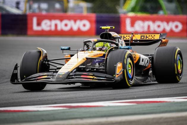BOEDAPEST - Lando Norris (McLaren) at the Hungaroring during the Hungarian Grand Prix. ANP SANDER KING xVIxANPxSportx xxANPxIVx 532748829 originalFilename: 532748829.jpg