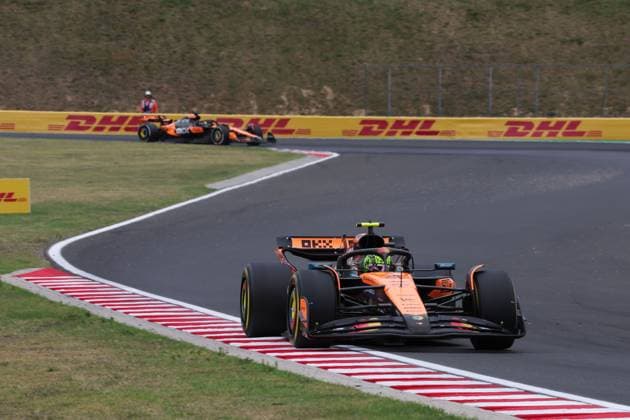 4 Lando Norris GBR, McLaren F1 Team , F1 Grand Prix of Hungary at Hungaroring on August 3, 2025 in Budapest, Hungary Photo by HOCH ZWEI Budapest Hungary