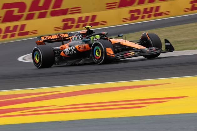 4 Lando Norris GBR, McLaren F1 Team , F1 Grand Prix of Hungary at Hungaroring on August 3, 2025 in Budapest, Hungary Photo by HOCH ZWEI Budapest Hungary