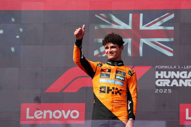 4 Lando Norris GBR, McLaren F1 Team , F1 Grand Prix of Hungary at Hungaroring on August 3, 2025 in Budapest, Hungary Photo by HOCH ZWEI Budapest Hungary