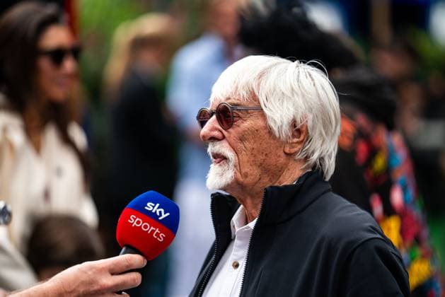 August 3, 2025, Budapest, Hungary: Former founder of Formula One Group Berni Ecclestone is seen in the paddock before the Formula 1 Hungarian Grand Prix 2025. Budapest Hungary - ZUMAs197 20250803_aaa_s197_119 Copyright: xLucaxMartinix