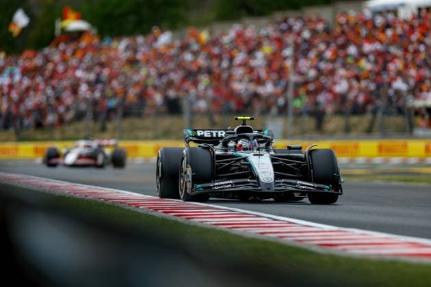 12 Andrea Kimi Antonelli ITA, Mercedes AMG Petronas F1 Team , F1 Grand Prix of Hungary at Hungaroring on August 3, 2025 in Budapest, Hungary Photo by HOCH ZWEI Budapest Hungary