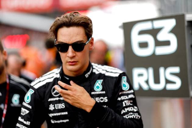 63 George Russell GBR, Mercedes AMG Petronas F1 Team , F1 Grand Prix of Hungary at Hungaroring on August 3, 2025 in Budapest, Hungary Photo by HOCH ZWEI Budapest Hungary