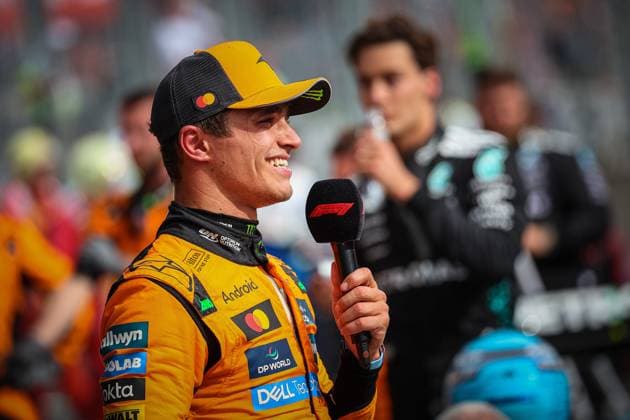 04 Lando Norris, (GRB) McLaren Mercedes MCL39, during the Hungarian GP, Budapest 31 July-4 August 2025. Formula 1 World Championship, WM, Weltmeisterschaft 2025.  Copyright: xFedericoxBasile IPAxSportx xipa-agency.netx xx IPA_61619538 IPA_Agency_IPA61619538