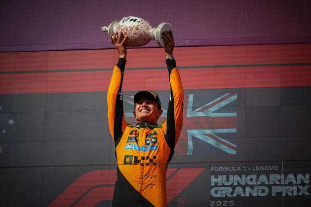 04 Lando Norris, (GRB) McLaren Mercedes MCL39, during the Hungarian GP, Budapest 31 July-4 August 2025. Formula 1 World Championship, WM, Weltmeisterschaft 2025.  Copyright: xFedericoxBasile IPAxSportx xipa-agency.netx xx IPA_61619631 IPA_Agency_IPA61619631