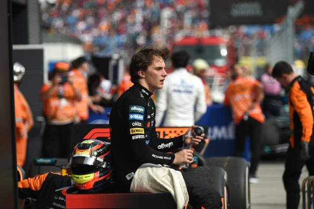 August 3, 2025, Budapest, Budapest, Hungary: Oscar Piastri, driver for McLaren in Parc Fermo after finishing 2nd at the Formula One Hungarian Grand Prix, held at the Hungaroring Budapest Hungary - ZUMAs291 20250803_zip_s291_023 Copyright: xBalintxSzentgallayx