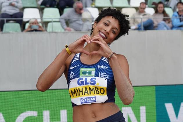 , Leichtathletik, Athletics, Track and Field,, Leichtathletik DM 2025 , 31.07-03.08.2025, Heinz Steyer Stadion Dresden, Weitsprung Frauen Finale , Malaika Mihambo, LG Kurpfalz Copyright Gladys Chai von der Laage *** , Leichtathletik, Athletics, Track and Field,, Leichtathletik DM 2025 , 31 07 03 08 2025, Heinz Steyer Stadion Dresden, Long Jump Women Final , Malaika Mihambo, LG Kurpfalz Copyright Gladys Chai von der Laage