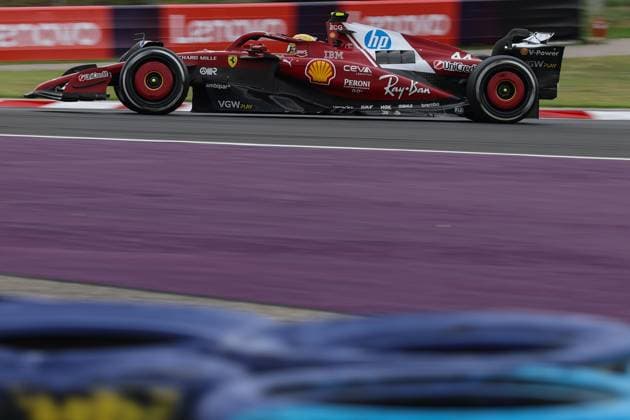 FORMULE 1 : Grand Prix d Hongrie - Budapest - Course - FIA - 03 08 2025 44 Lewis Hamilton (GBR) Scuderia Ferrari HP (ITA) SF25 Ferrari during the 2025 Formula One Hungarian Grand Prix, 14th round of the 2025 Formula 1 World Championship, WM, Weltmeisterschaft taking place from August 1 to 3, 2025 on the Hungaroring in Budapest (HUN) BUDAPESTHungary  Copyright: xMPSxAGENCYx