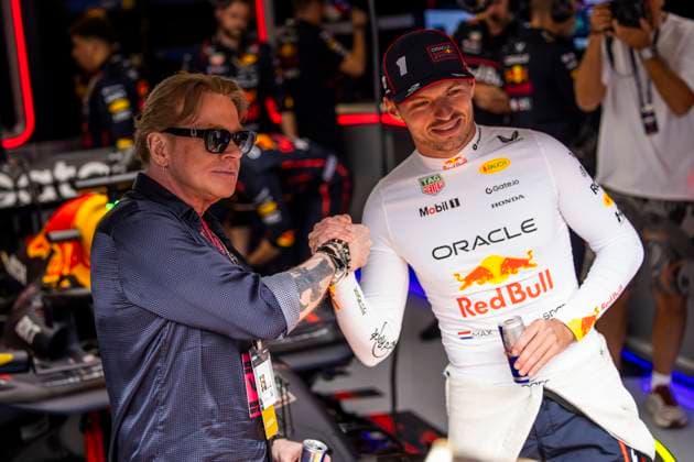 Axl Rose USA, Singer Guns N™ Roses , 1 Max Verstappen NLD, Oracle Red Bull Racing , F1 Grand Prix of Hungary at Hungaroring on August 3, 2025 in Budapest, Hungary Photo by HOCH ZWEI Budapest Hungary