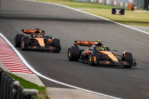4 Lando Norris GBR, McLaren F1 Team , 81 Oscar Piastri AUS, McLaren F1 Team , F1 Grand Prix of Hungary at Hungaroring on August 3, 2025 in Budapest, Hungary Photo by HOCH ZWEI Budapest Hungary