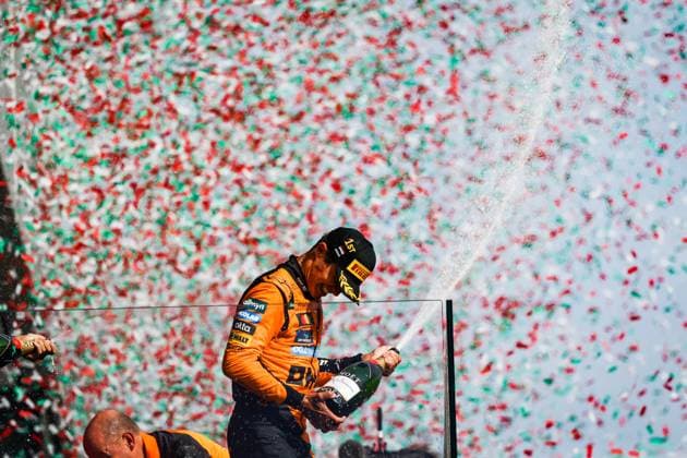 4 Lando Norris GBR, McLaren F1 Team , F1 Grand Prix of Hungary at Hungaroring on August 3, 2025 in Budapest, Hungary Photo by HOCH ZWEI Budapest Hungary