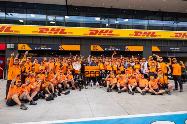 4 Lando Norris GBR, McLaren F1 Team , 81 Oscar Piastri AUS, McLaren F1 Team , F1 Grand Prix of Hungary at Hungaroring on August 3, 2025 in Budapest, Hungary Photo by HOCH ZWEI Budapest Hungary