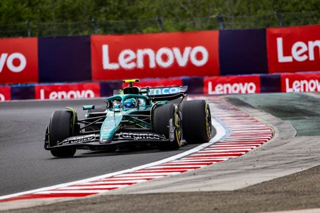 F1 - HUNGARIAN GRAND PRIX 2025 14 ALONSO Fernando (spa), Aston Martin F1 Team AMR24, action during the 2025 Formula 1 Lenovo Hungarian Grand Prix, 14th round of the 2025 FIA Formula One World Championship, WM, Weltmeisterschaft from August 1 to 3, 2025 on the Hungaroring, in Mogyorod, Hungary - MogyorodHungary  Copyright: xJulienxDelfossex