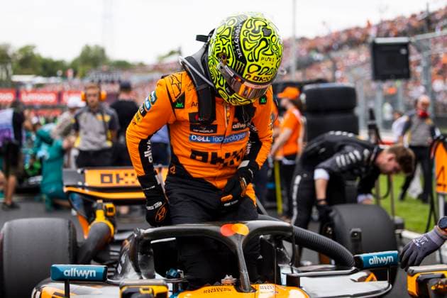 F1 - HUNGARIAN GRAND PRIX 2025 NORRIS Lando (gbr), McLaren F1 Team MCL39, portrait during the 2025 Formula 1 Lenovo Hungarian Grand Prix, 14th round of the 2025 FIA Formula One World Championship, WM, Weltmeisterschaft from August 1 to 3, 2025 on the Hungaroring, in Mogyorod, Hungary - MogyorodHungary  Copyright: xJulienxDelfossex