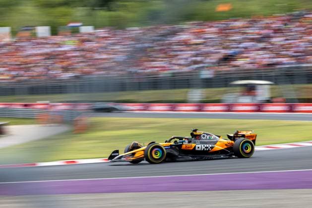 Oscar Piastri McLaren Formula 1 Team, Australia 81 in MCL39, HUN, Formula 1 World Championship, Hungarian Grand Prix, Hungaroring, race, 2025 season, 03 08 2025 HUN, Formula 1 World Championship, Hungarian Grand Prix, Hungaroring, race, 2025 season, 03 08 2025 Budapest Copyright: xEibner-Pressefoto MarcelxFischerx EP_MFI