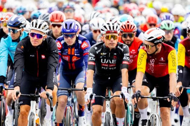 August 4, 2025, Wroclaw, Lower Silesia, Poland: PATRYK STOSZ , RAFAL MAJKA , STANISLAW ANIOLKOWSKI during Tour of Poland Stage 1: Wroclaw - Legnica, August 4, 2025. Wroclaw, Poland Wroclaw Poland - ZUMAb265 20250804_zsp_b265_017 Copyright: xMateuszxBireckix