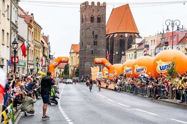 SRODA SLASKA 04.08.2025 82. TOUR DE POLOGNE ETAP I WROCLAW - LEGNICA DRUGA PREMIA LOTNA LOTTO , DONAVAN GRONDIN , PATRYK STOSZ FOT. PAWEL LIPNICKI 400mm.pl NEWSPIX.PL --- newspix.pl 