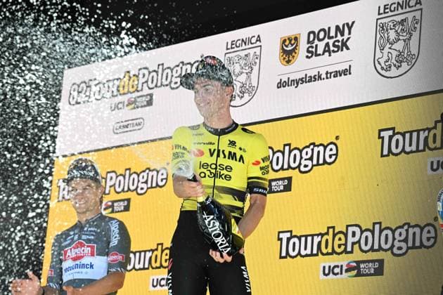 04-08-2025 Tour De Pologne; Tappa 01 Wroclaw - Legnica; 2025, Visma - Lease A Bike; Kooij, Olav; Legnica; 