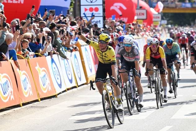 04-08-2025 Tour De Pologne; Tappa 01 Wroclaw - Legnica; 2025, Visma - Lease A Bike; Kooij, Olav; Legnica; 