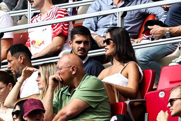 Andre Silva RB Leipzig,37 1 Soccer Bundesliga Season 2025 2026 Test match RasenBallsport Leipzig vs Atalanta Bergamo at the Red Bull Arena in Leipzig Soccer,Man,Men,Germany,02 08 2025