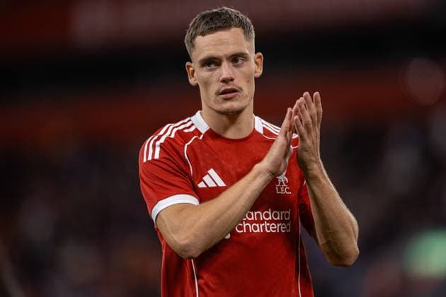 Football - Pre-season Friendly - Liverpool FC v Athletic Bilbao FC LIVERPOOL, ENGLAND - Monday, August 4, 2025: Liverpool s Florian Wirtz during a pre-season friendly match between Liverpool FC and Athletic Bilbao at Anfield. (Photo by David Rawcliffe Propaganda) LIVERPOOL Anfield MERSEYSIDE ENGLAND  Copyright: xDavidxRawcliffex P2025-08-04-Liverpool_Atletic_Bilbao-106