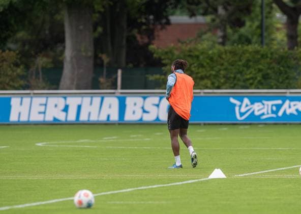 Soccer, Men, Season 2025 26, 2 Bundesliga, Hertha BSC, Training, Deyovaisio Zeefuik Hertha BSC , 05 08 2025, Copyright: xSebastianxRäppold MatthiasxKochx
