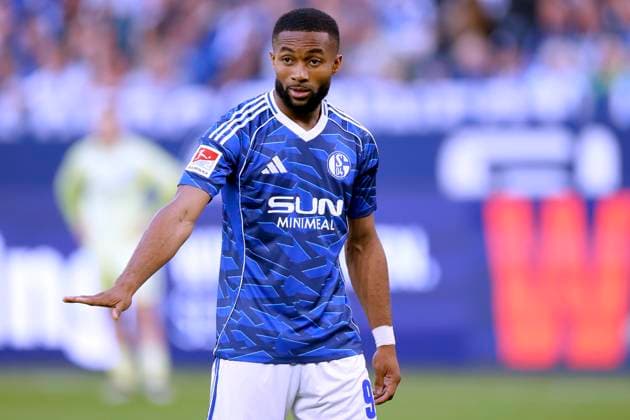 SYLLA Moussa Team FC Schalke 04 2 Bundesliga Season 2025 2026 Match FC Schalke 04 Hertha BSC Berlin 2 1 on 01 08 2025 in Gelsenkirchen DFL REGULATIONS PROHIBIT ANY USE OF PHOTOGRAPHS as IMAGE SEQUENCES and or QUASI VIDEO Copyright: xLacixPerenyix