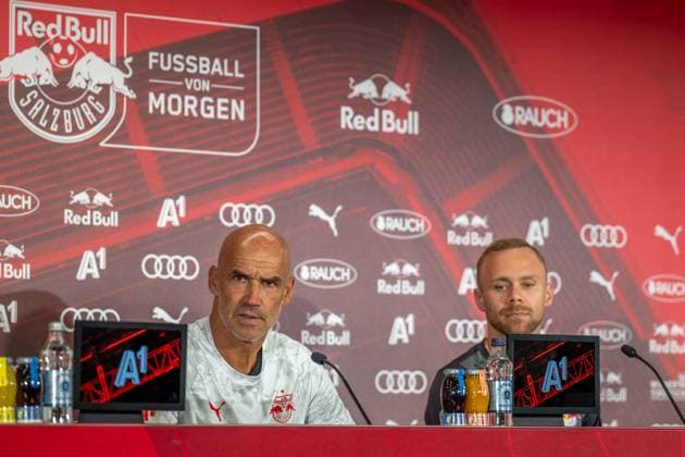Football, CL Quali, Red Bull Salzburg, Press conference