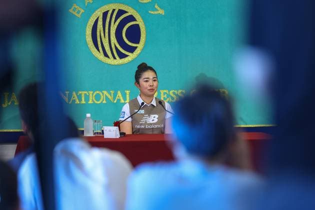 Women s British Open, Yamashita, press conference, PK, Pressekonferenz after returning home -JPN- Golf - Female golfer Miyu Yamashita returns to Japan and holds a press conference at the Japan National Press Club(JNPC). She won her first major at the AIG Women s British Open (July 31-August 3, 2025). Tokyo Japan Copyright: xKazukixOISHIx