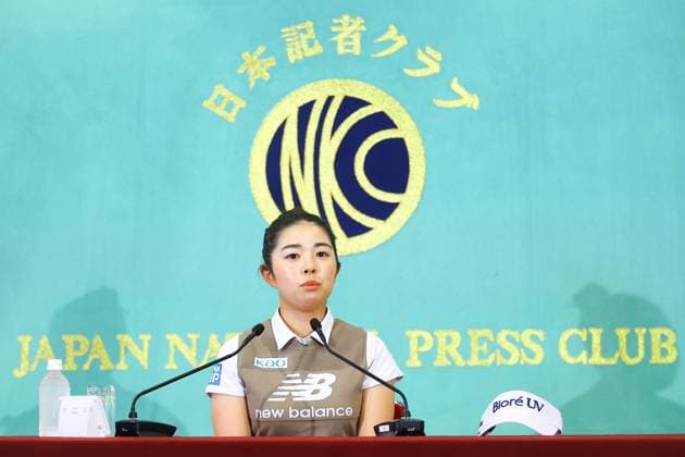 Women s British Open, Yamashita, press conference, PK, Pressekonferenz after returning home -JPN- Golf - Female golfer Miyu Yamashita returns to Japan and holds a press conference at the Japan National Press Club(JNPC). She won her first major at the AIG Women s British Open (July 31-August 3, 2025). Tokyo Japan Copyright: xKazukixOISHIx