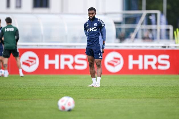 05 08 2025, Football, 2 Bundesliga, Season 2025 2026, Training FC Schalke 04, Moussa Sylla FC Schalke 04 xRHR PHOTO YYx Copyright: KROEGER RHR-FOTOx RHR-FOTO YY