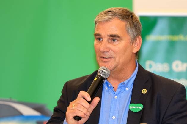 HANDBALL - HBL, Kiel, training camp GRAZ,AUSTRIA,05.AUG.25 - HANDBALL - HBL Handball-Bundesliga, THW Kiel, press conference, PK, Pressekonferenz Image shows president Christian Wolf (STHV).  GEPAxpictures xMarioxBuehner-Weinrauch