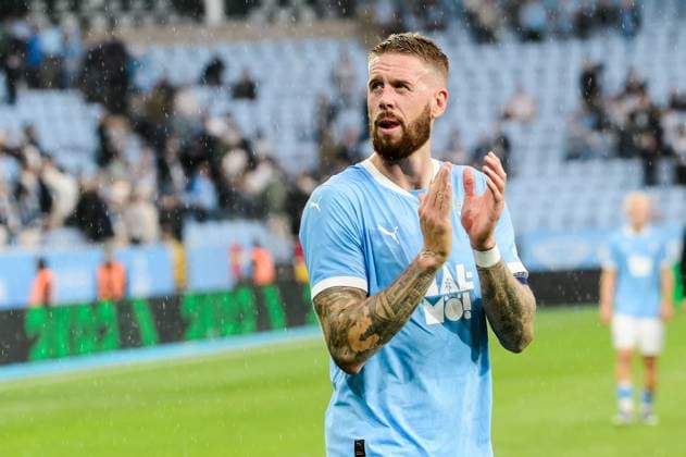 250805 Pontus Jansson of Malmö FF after the UEFA Champions League qualifier football match between Malmö FF and FC Copenhagen on August 5, 2025 in Malmö Photo Christian Örnberg BILDBYRAN COP 166 CS0745 fotboll football soccer fotball uefa champions league champions league malmö ff fc copenhagen bbeng bbauto  Copyright: CHRISTIANxÖRNBERG BB250805CO077