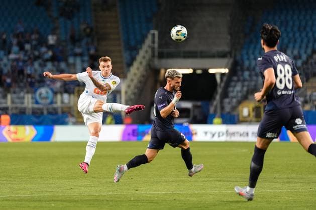 LUBLIN 05.08.2025 MECZ III RUNDA KWALIFIKACYJNA LIGA MISTRZOW UEFA SEZON 2025 2026: DYNAMO KIJOW - HAMRUN SPARTANS --- MENS FOOTBALL MATCH UEFA CHAMPIONS LEAGUE SEASON 2025 2026 THIRD QUALIFYING ROUND - FIRST LEG: FC DYNAMO KYIV - PAFOS FC FOT. KAZIMIERZ KOZUCH 400MM.PL NEWSPIX.PL --- newspix.pl 