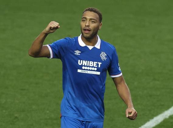 Cyriel Dessers of Rangers celebrates scoring his sides second goal during UEFA Champions League second qualifying round first leg at Ibrox Stadium, Glasgow. Rangers v Viktoria Plzen, UEFA Champions League, 3rd Qualifying Round, First Leg, Football, Ibrox Stadium, Glasgow, Scotland, UK - 05 Aug 2025Glasgow Ibrox Stadium Scotland United Kingdom EDITORIAL USE ONLY No use with unauthorised audio, video, data, fixture lists, club league logos or live services. Online in-match use limited to 120 images, no video emulation. No use in betting, games or single club league player publications. Copyright: xRangersxFC Shutterstockx 15428772aq