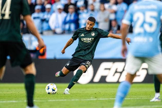 Malmo FF v FC Copenhagen, UEFA Champions League qualification, Malmoe, Sweden Malmo, Sweden. 05th, August 2025. Elias Achouri (30) of FC Copenhagen seen during the UEFA Champions League qualification match between Malmo FF and FC Copenhagen at Eleda Stadion in Malmo.  Copyright: xGonzalesxPhoto TobiasxJorgensenx