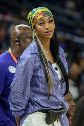 Chicago, USA, August 5, 2025: Angel Reese (5 Chicago Sky) is seen before the game between the Chicago Sky and Washington Mystics on Tuesday August 5, 2025 at Wintrust Arena, Chicago, USA. (NO COMMERCIAL USAGE) (Shaina Benhiyoun SPP) Copyright: xShainaxBenhiyoun SPPx spp-en-ShBe-8P6A9008