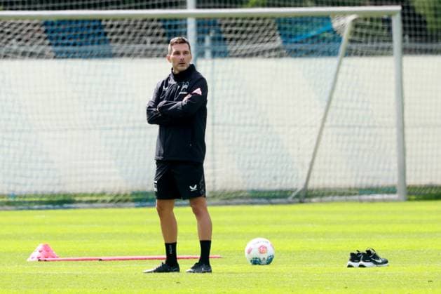 DEU, DFL, 2 FBL Hertha BSC, Training, 06 08 2025, Sportforum, Berlin, DEU, DFL, 2 FBL Hertha BSC, Training, im Bild Cheftrainer Stefan Leitl Hertha BSC Berlin DFL regulations prohibit any use of Photographs as image sequences and or quasi video nordphotoxGmbHx xEngler nph00076