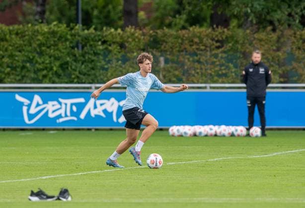 Soccer, Men, Season 2025 26, 2 Bundesliga, Hertha BSC, Training, Maurice Krattenmacher Hertha BSC , 06 08 2025, Copyright: xSebastianxRäppold MatthiasxKochx