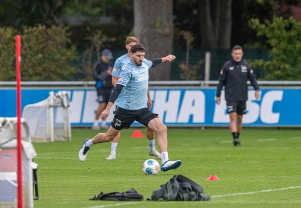 Soccer, Men, Season 2025 26, 2 Bundesliga, Hertha BSC, Training, Agustin Rogel Hertha BSC , 06 08 2025, Copyright: xSebastianxRäppold MatthiasxKochx