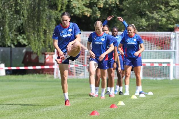 Football, Women, RB Leipzig Training