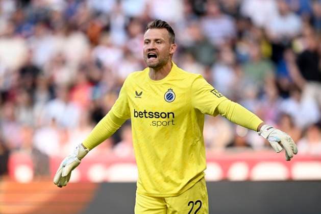 Salzburg v Club Brugge - UEFA Champions League SALZBURG, AUSTRIA - AUGUST 06 : Mignolet Simon goalkeeper of Club Brugge during the UEFA Champions League 2025 26 third qualifying round first leg between Salzburg and Club Brugge on August 6, 2025 in Salzburg, Austria, 06 08 2025 Salzburg Austria  Copyright: xTomasxSiskx
