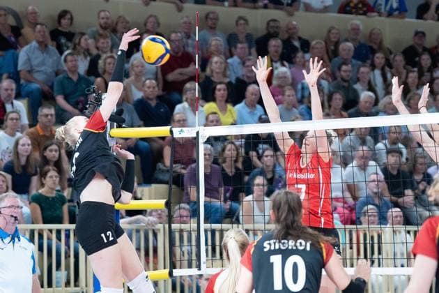 Volleyball, Women, European Championship Qualifier, Germany - Switzerland