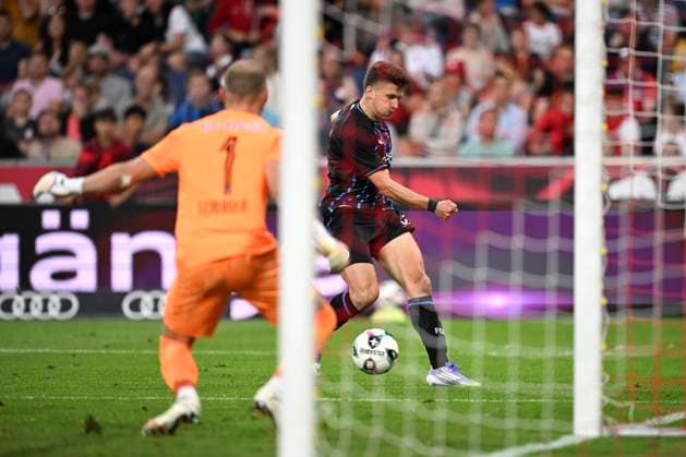 Salzburg v Club Brugge - UEFA Champions League SALZBURG, AUSTRIA - AUGUST 06 : Tzolis Christos forward of Club Brugge during the UEFA Champions League 2025 26 third qualifying round first leg between Salzburg and Club Brugge on August 6, 2025 in Salzburg, Austria, 06 08 2025 Salzburg Austria  Copyright: xTomasxSiskx