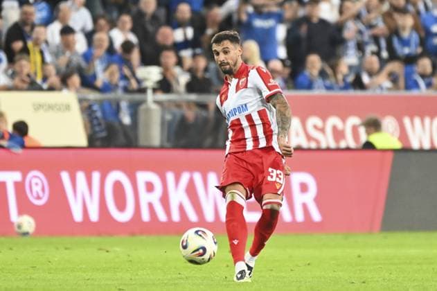 Rade Krunic during match of the third qualifying round of the UEFA Champions League between Lech Poznan vs Crvena Zvezda, Poland, on August 6 2025  Copyright: xMichalxDubiel IPAxSportx xipa-agency.netx xx IPA_61825842 IPA_Agency_IPA61825842