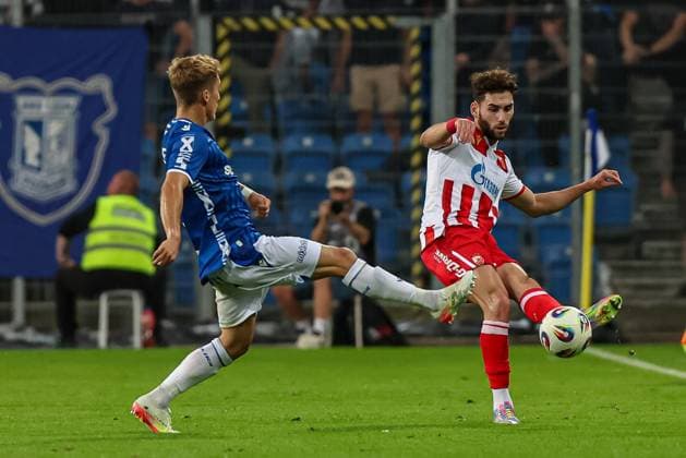 2025.08.06 Poznan Pilka nozna 3 Runda Eliminacji Liga Mistrzow UEFA Lech Poznan - FK Crvena zvezda N z Nayair Tiknizyan Foto Pawel Jaskolka PressFocus 2025.08.06 Poznan Football UEFA Champions League 3rd Round Qualifying Lech Poznan - FK Crvena Zvezda Credit: Pawel Jaskolka PressFocus NEWSPIX.PL --- newspix.pl 