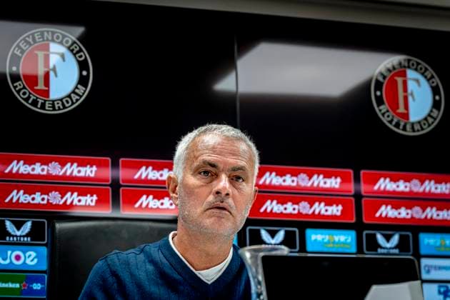 Football, CL Qualifiers, Feyenoord Rotterdam - Fenerbahce Istanbul, Jose Mourinho Press Conference