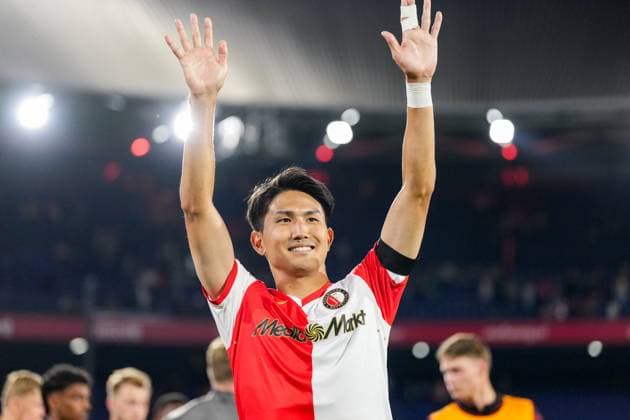 UEFA Champions League: Feyenoord v Fenerbahce SK Rotterdam - Tsuyoshi Watanabe of Feyenoord during the third qualification round 1st leg of The Champions League 2025 2026. The match is set between Feyenoord and Fenerbahce SK at Stadion Feijenoord De Kuip on 6 August 2025 in Rotterdam, The Netherlands. Copyright: xYannickxVerhoevenx